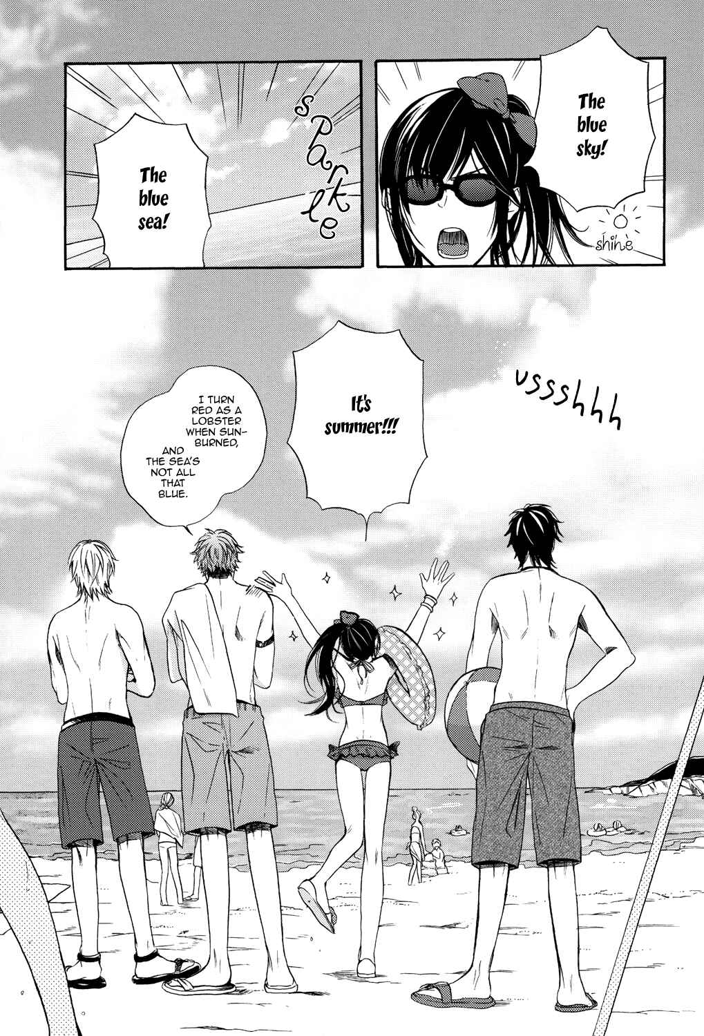 Page 8 Chapter Unknown_b3bf Kataomoi to Parade - Yasashii Sekai-sen no Umi de (Doujinshi)