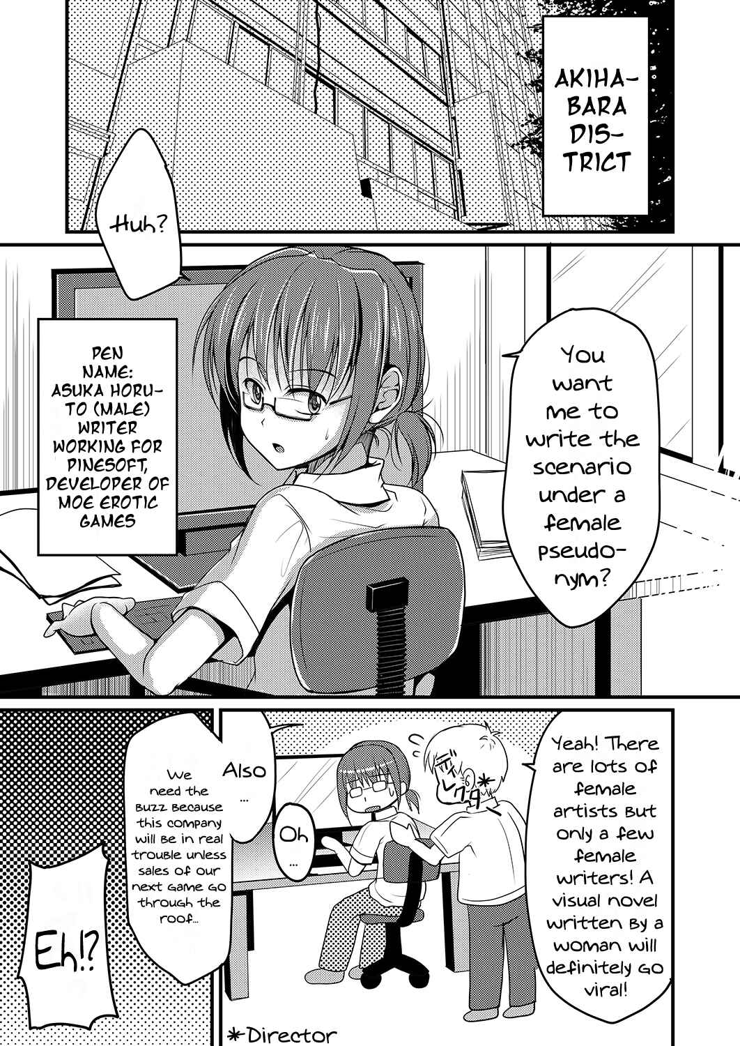 Page 2 Chapter 1 A Porn Author Whose Work Wont Sell Tries Crossdressing To Understand A Womans Feelings