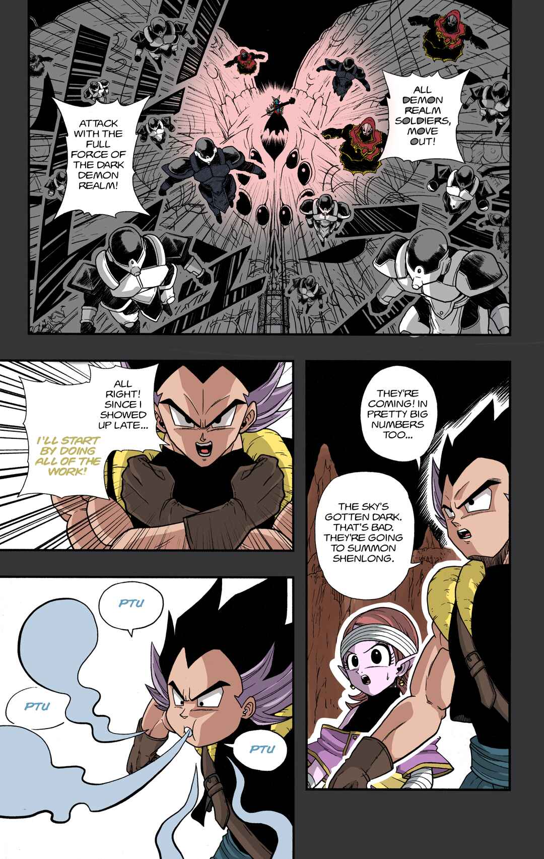 Page 13 Chapter 11 Super Dragon Ball Heroes: Dark Demon Realm Mission! (Fan Colored)
