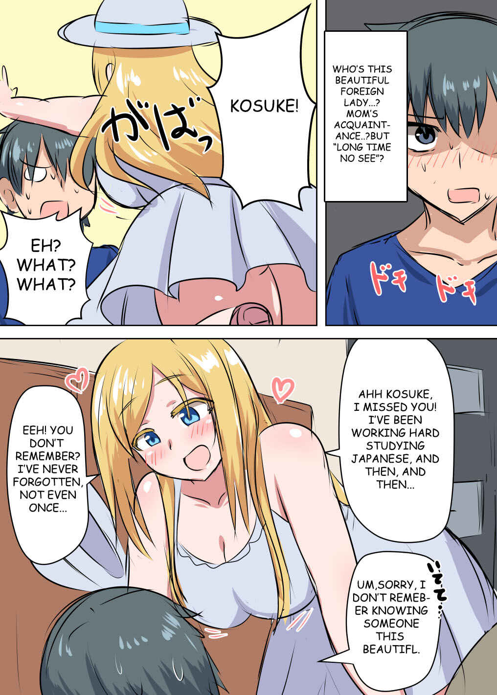 Page 3 Chapter 1 Kinpatsu no osananajimi ga seicho shite sunen-buri ni ai ni kita hanashi