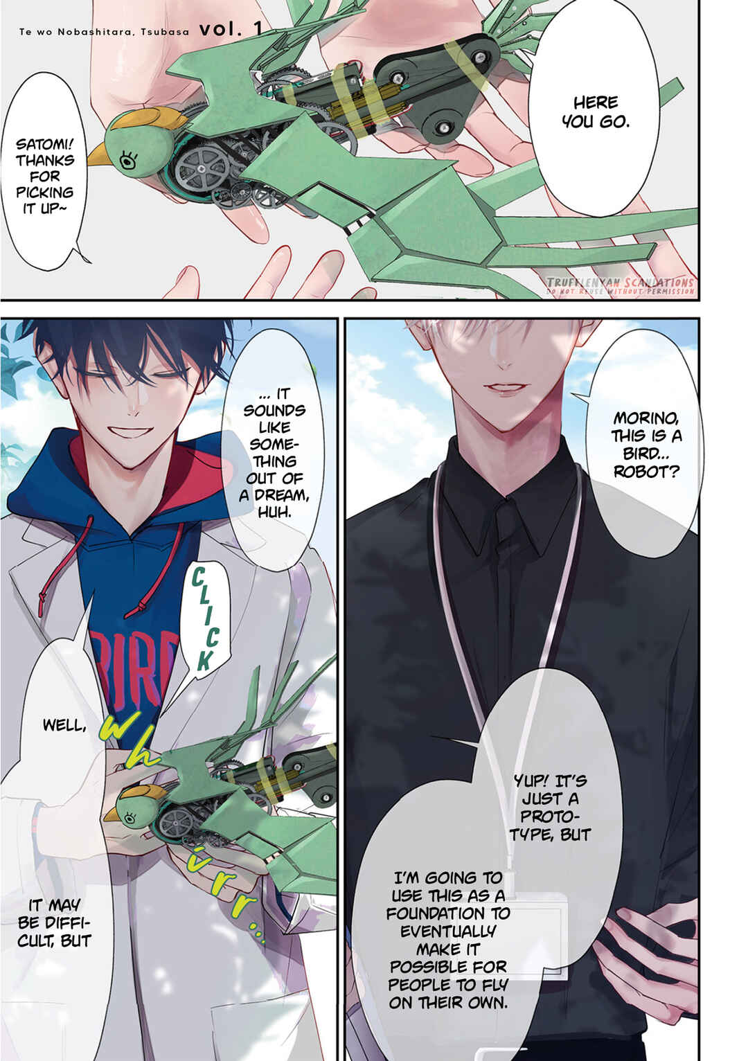 Page 10 Chapter 1 Te wo Nobashitara, Tsubasa