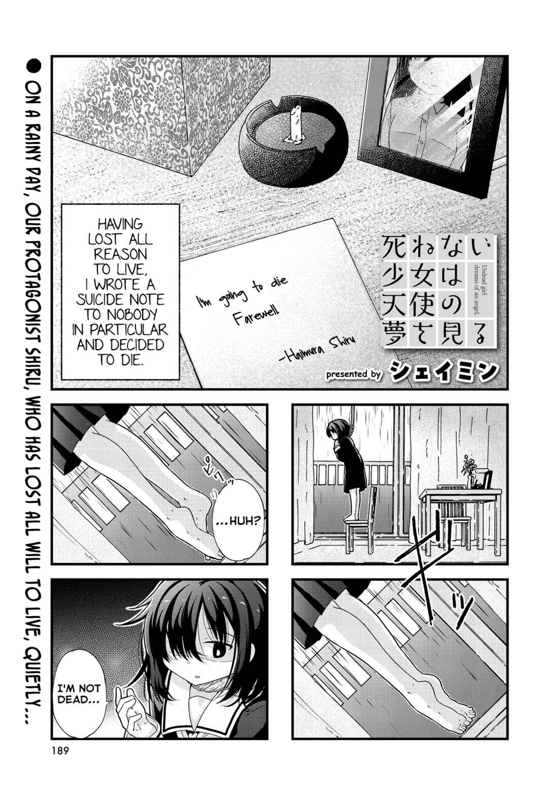 Page 1 Chapter 1 Undead Girl Dreams of an Angel