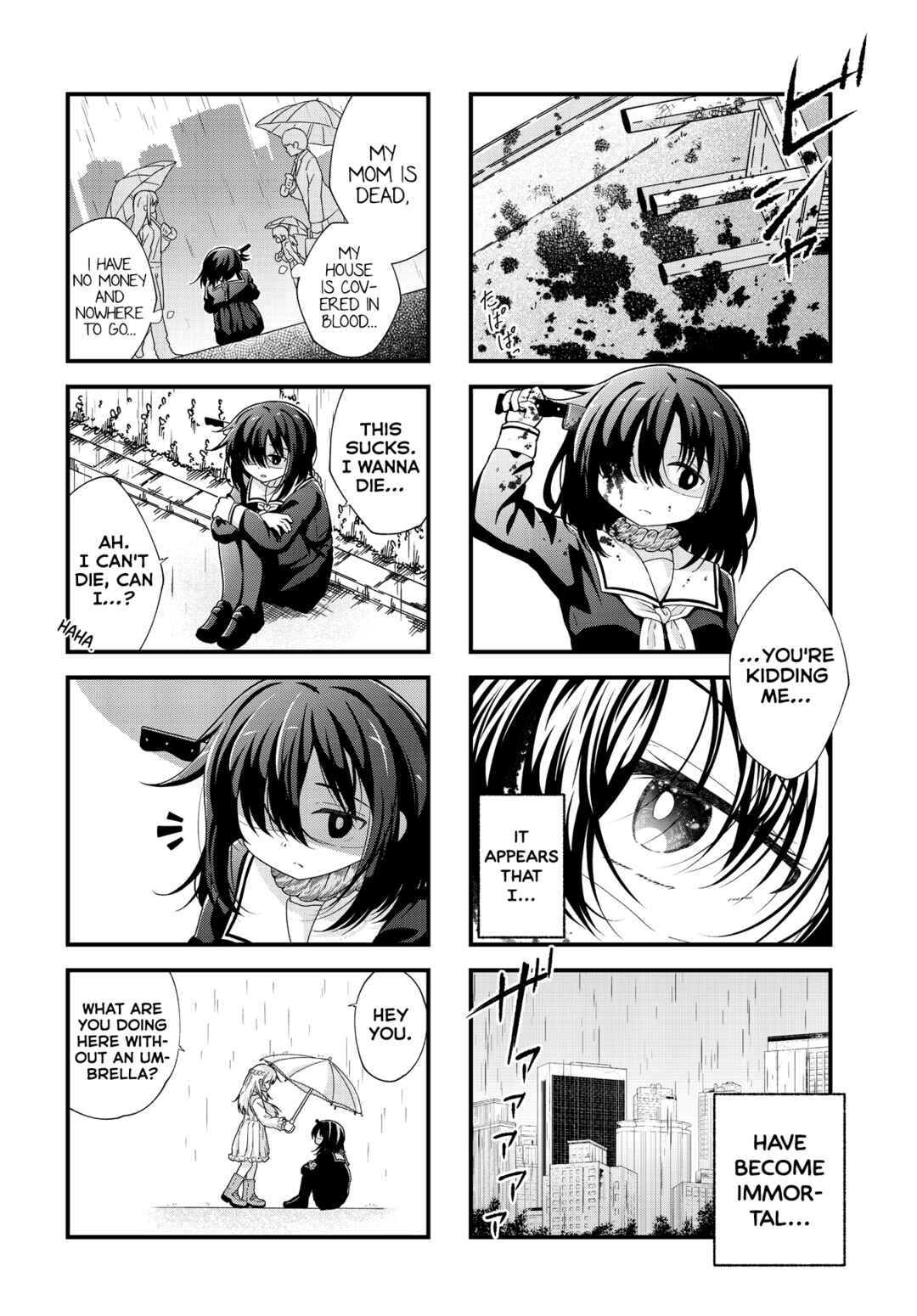 Page 2 Chapter 1 Undead Girl Dreams of an Angel