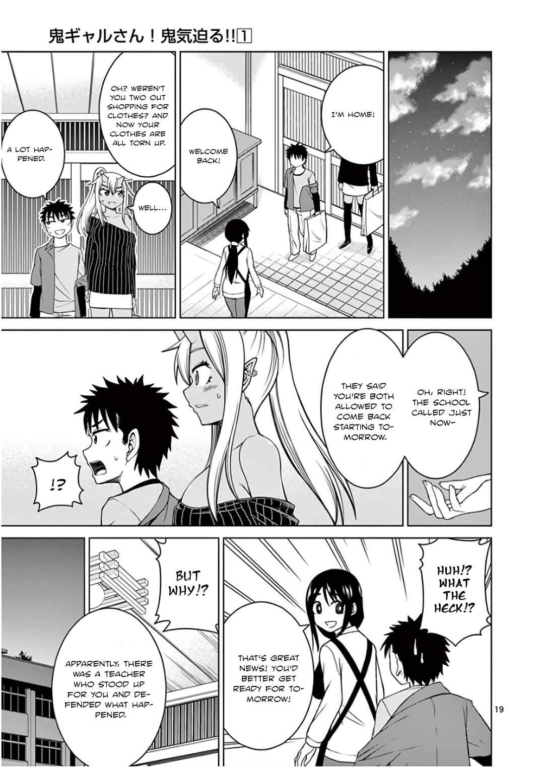 Page 19 Chapter 3 Oni Gyaru-san! Kikisemaru!!