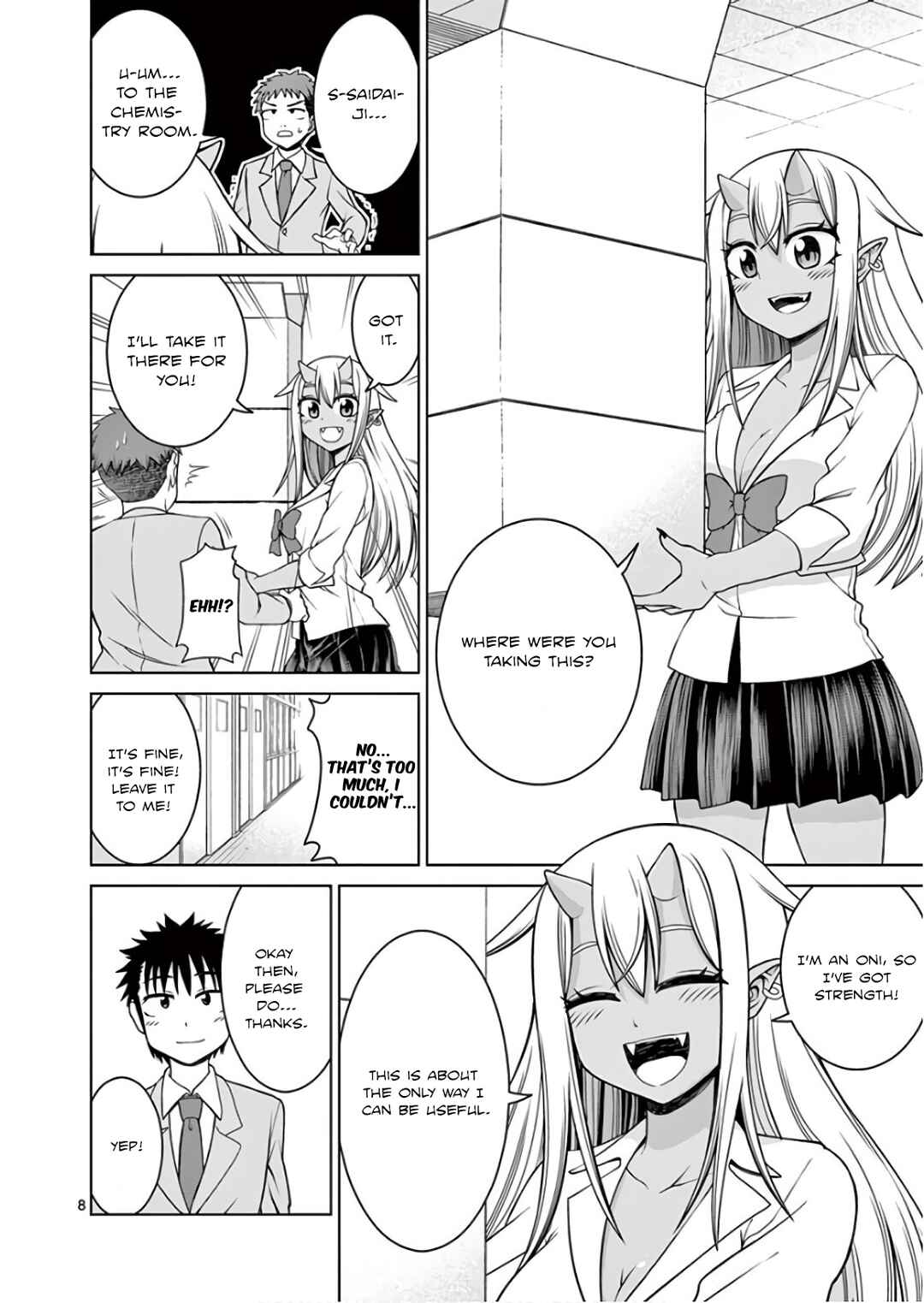Page 8 Chapter 4 Oni Gyaru-san! Kikisemaru!!