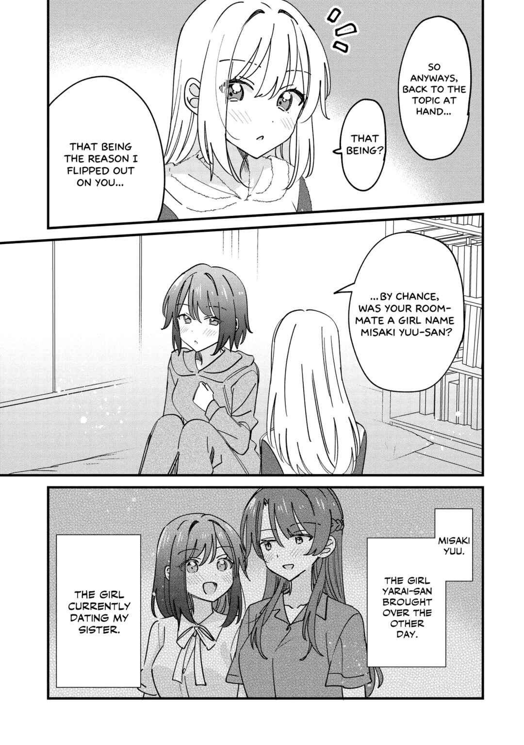 Page 1 Chapter 10.1 Kao dake yoi Classmate ga, Yatara to Guigui Kuru Yuri no Hanashi.