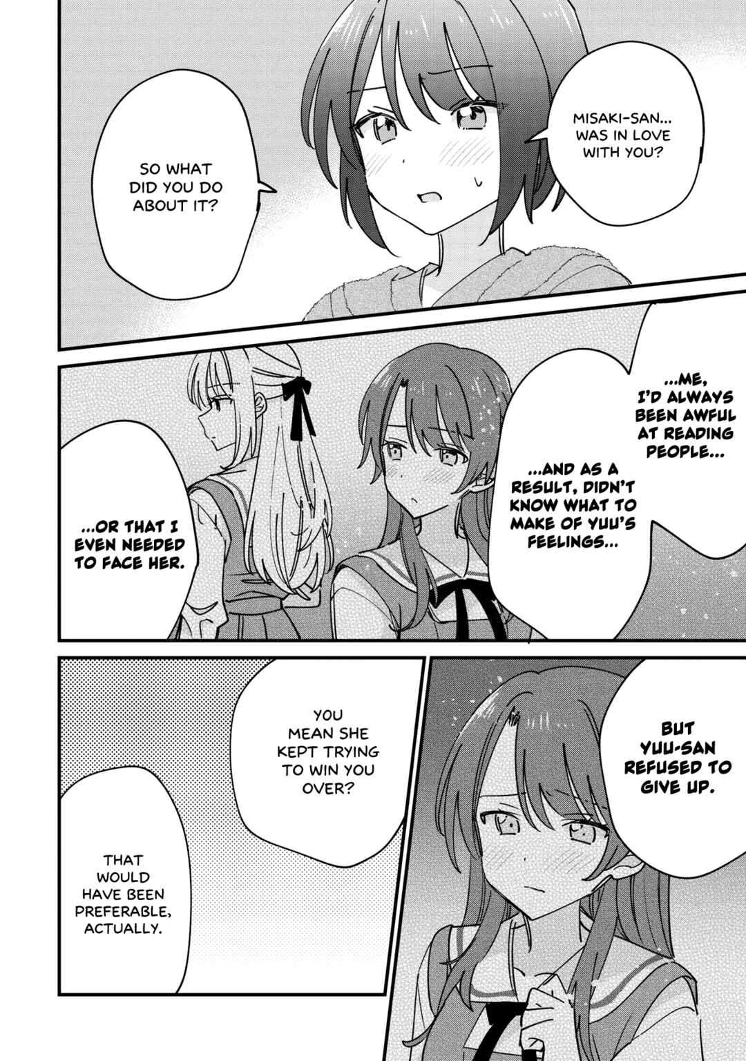 Page 12 Chapter 10.1 Kao dake yoi Classmate ga, Yatara to Guigui Kuru Yuri no Hanashi.