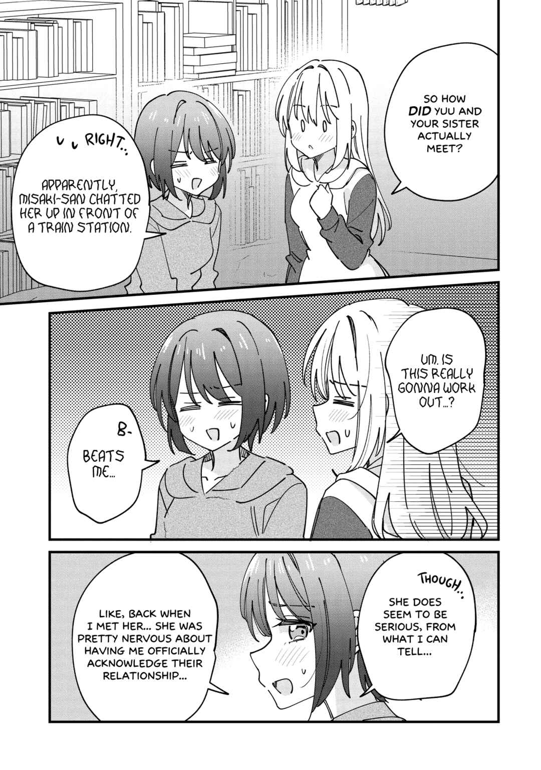 Page 17 Chapter 10.1 Kao dake yoi Classmate ga, Yatara to Guigui Kuru Yuri no Hanashi.