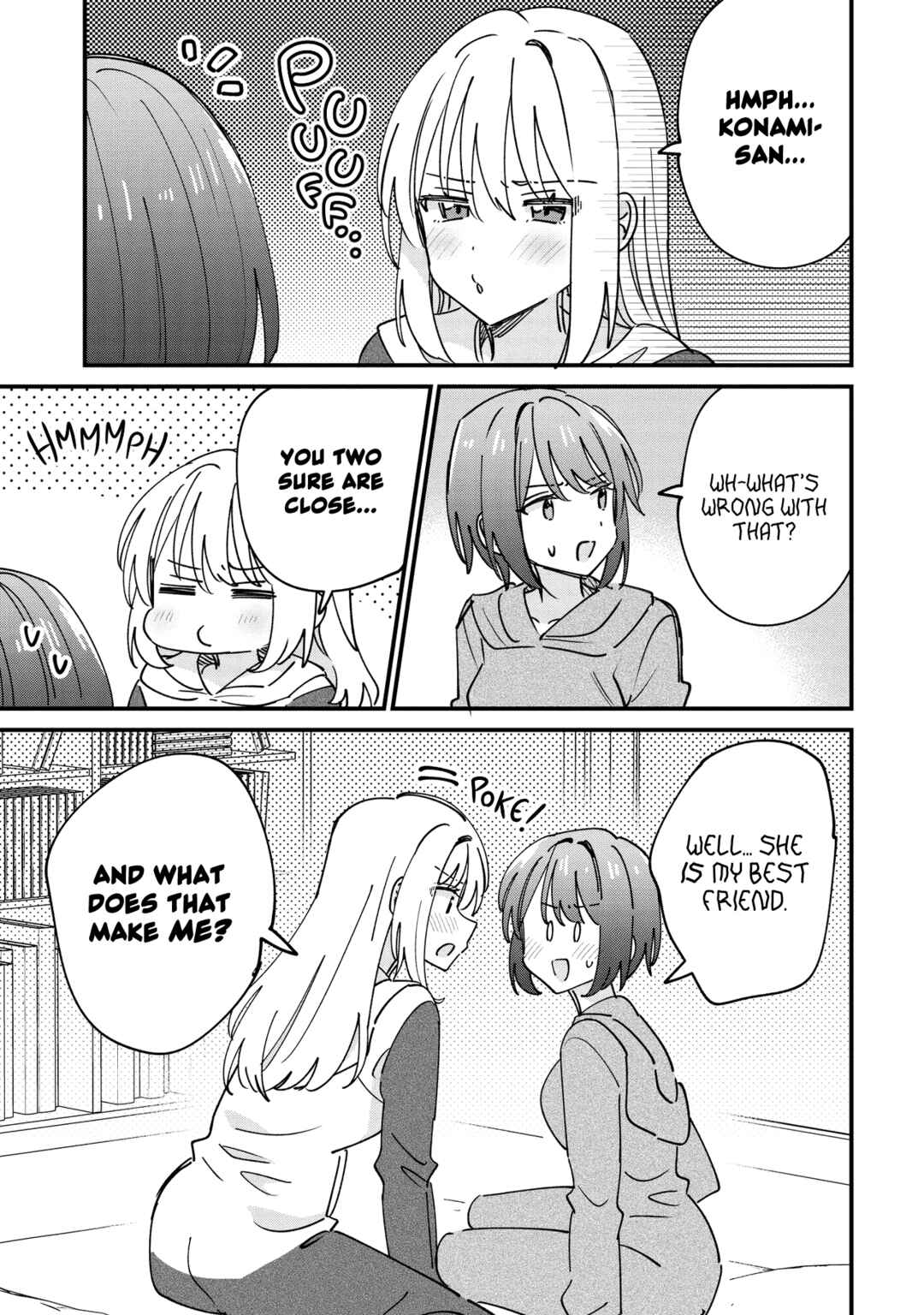 Page 21 Chapter 10.1 Kao dake yoi Classmate ga, Yatara to Guigui Kuru Yuri no Hanashi.