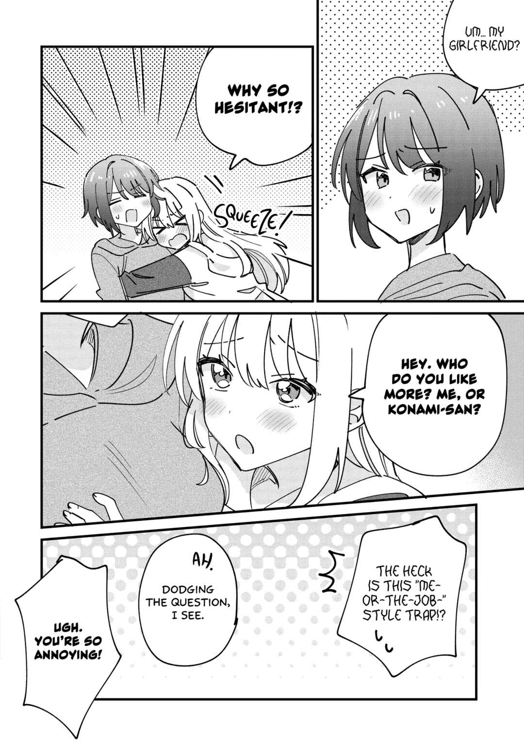 Page 22 Chapter 10.1 Kao dake yoi Classmate ga, Yatara to Guigui Kuru Yuri no Hanashi.