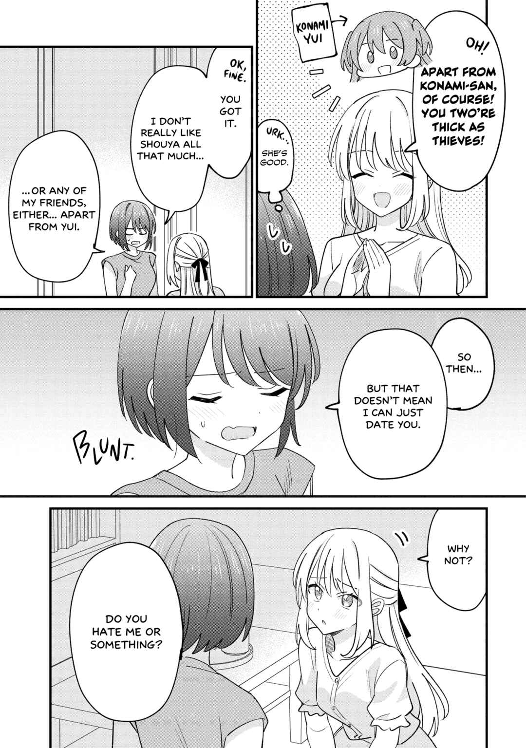 Page 9 Chapter 3 Kao dake yoi Classmate ga, Yatara to Guigui Kuru Yuri no Hanashi.