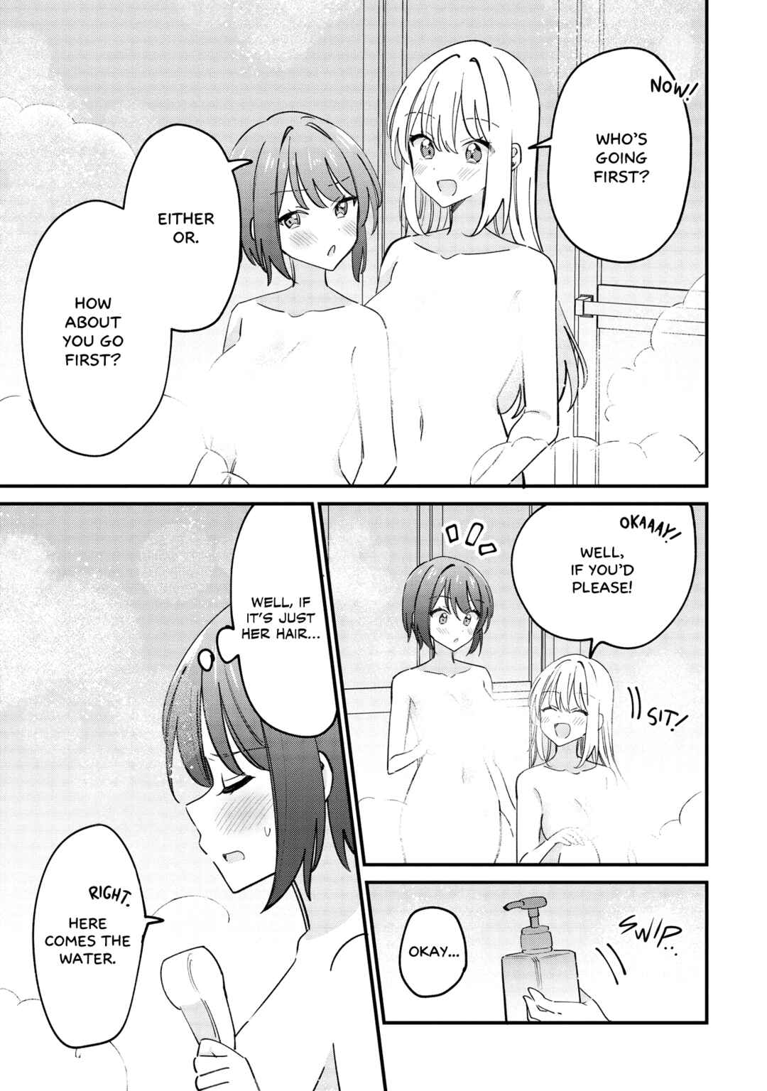 Page 1 Chapter 9 Kao dake yoi Classmate ga, Yatara to Guigui Kuru Yuri no Hanashi.