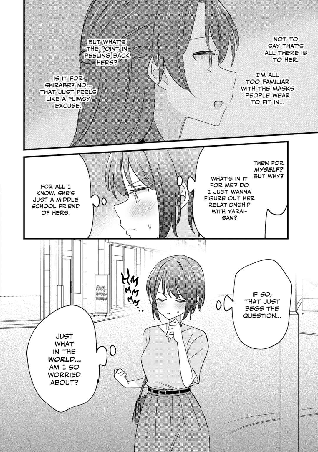 Page 12 Chapter 5.1 Kao dake yoi Classmate ga, Yatara to Guigui Kuru Yuri no Hanashi.