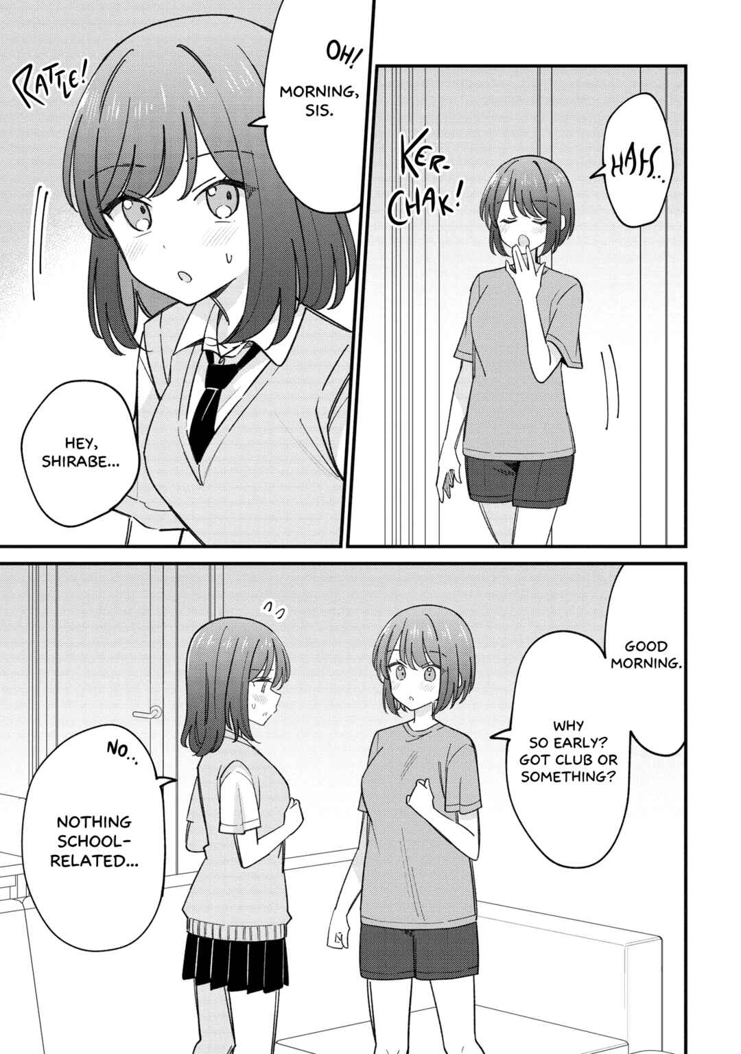 Page 1 Chapter 5 Kao dake yoi Classmate ga, Yatara to Guigui Kuru Yuri no Hanashi.