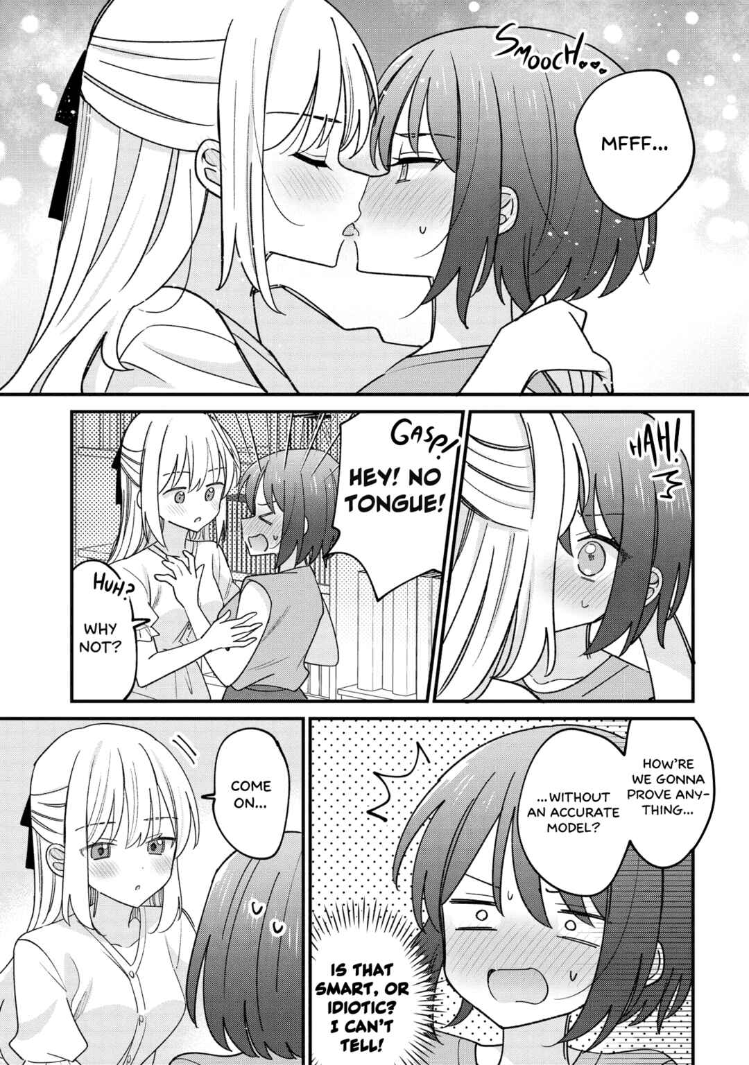 Page 1 Chapter 2.1 Kao dake yoi Classmate ga, Yatara to Guigui Kuru Yuri no Hanashi.