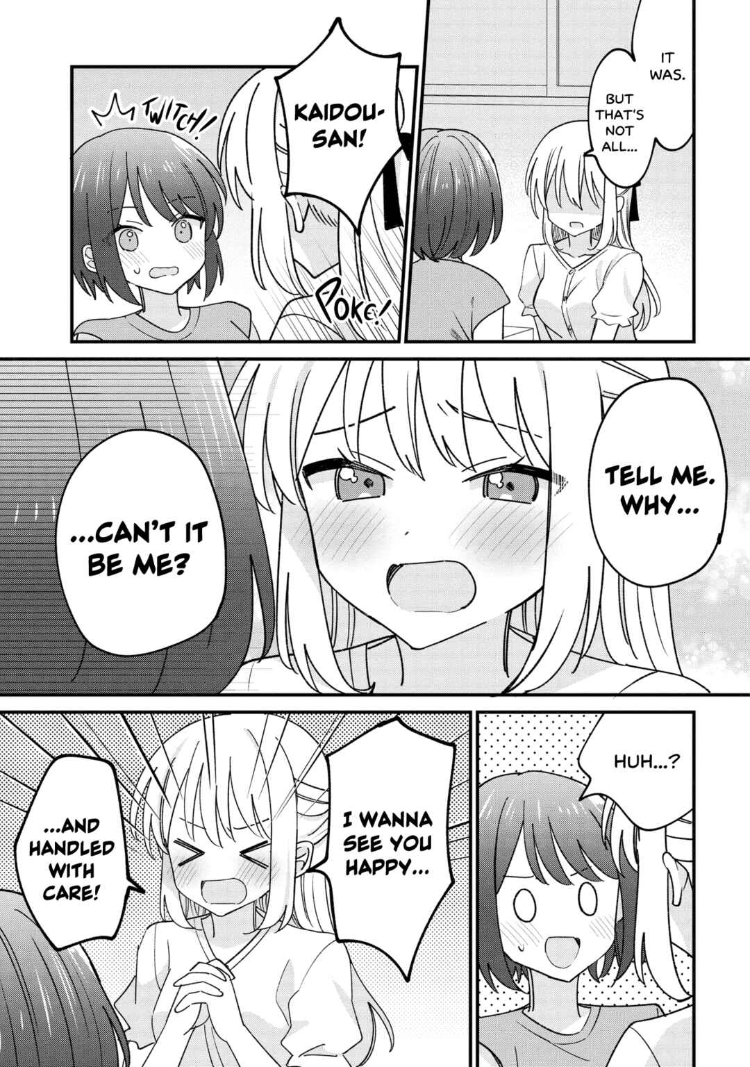 Page 11 Chapter 2.1 Kao dake yoi Classmate ga, Yatara to Guigui Kuru Yuri no Hanashi.