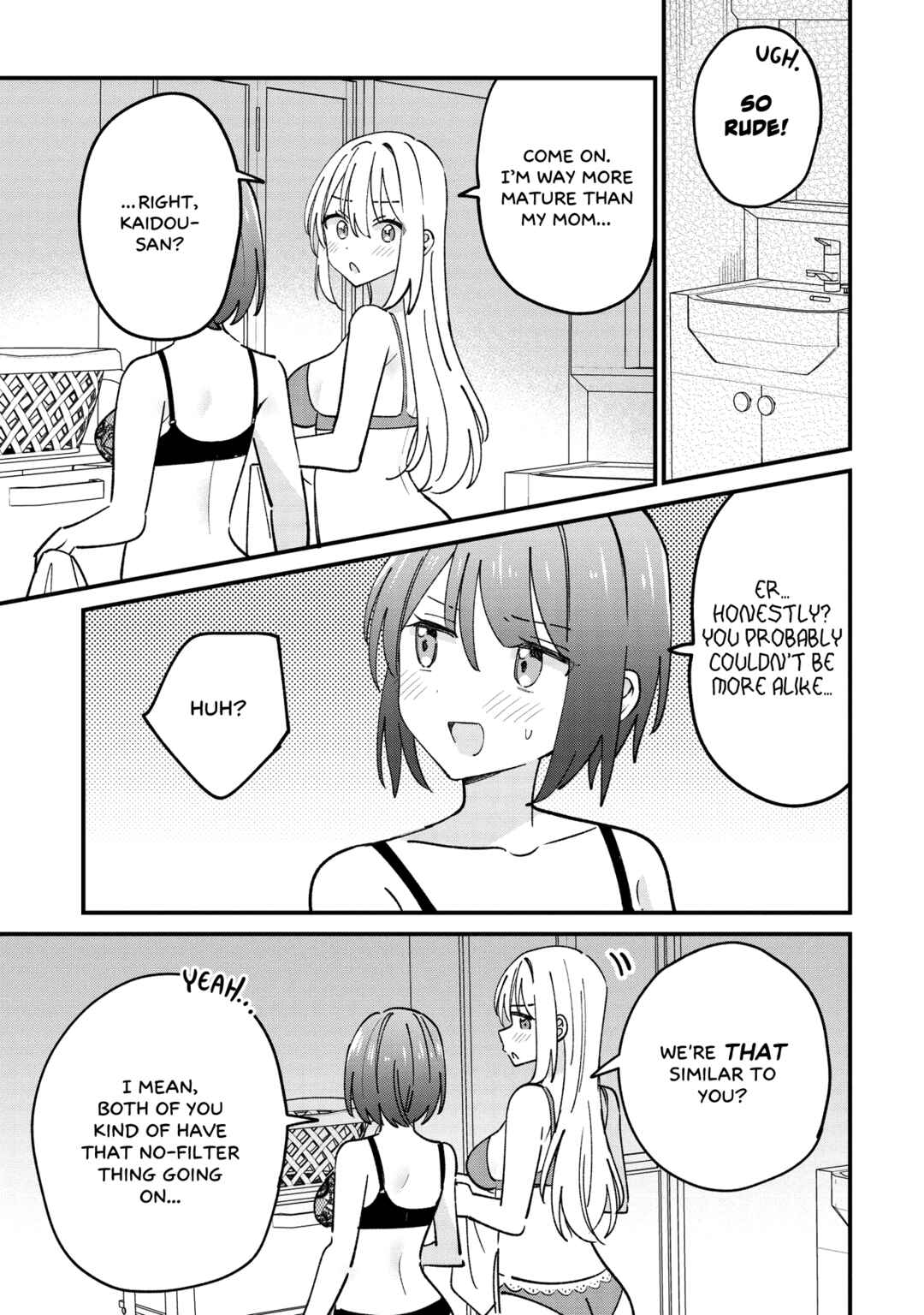 Page 10 Chapter 8.1 Kao dake yoi Classmate ga, Yatara to Guigui Kuru Yuri no Hanashi.