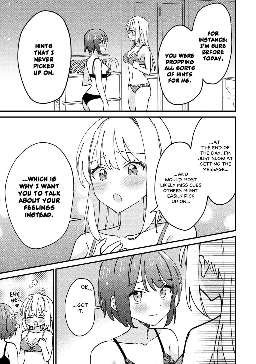 Page 14 Chapter 8.1 Kao dake yoi Classmate ga, Yatara to Guigui Kuru Yuri no Hanashi.