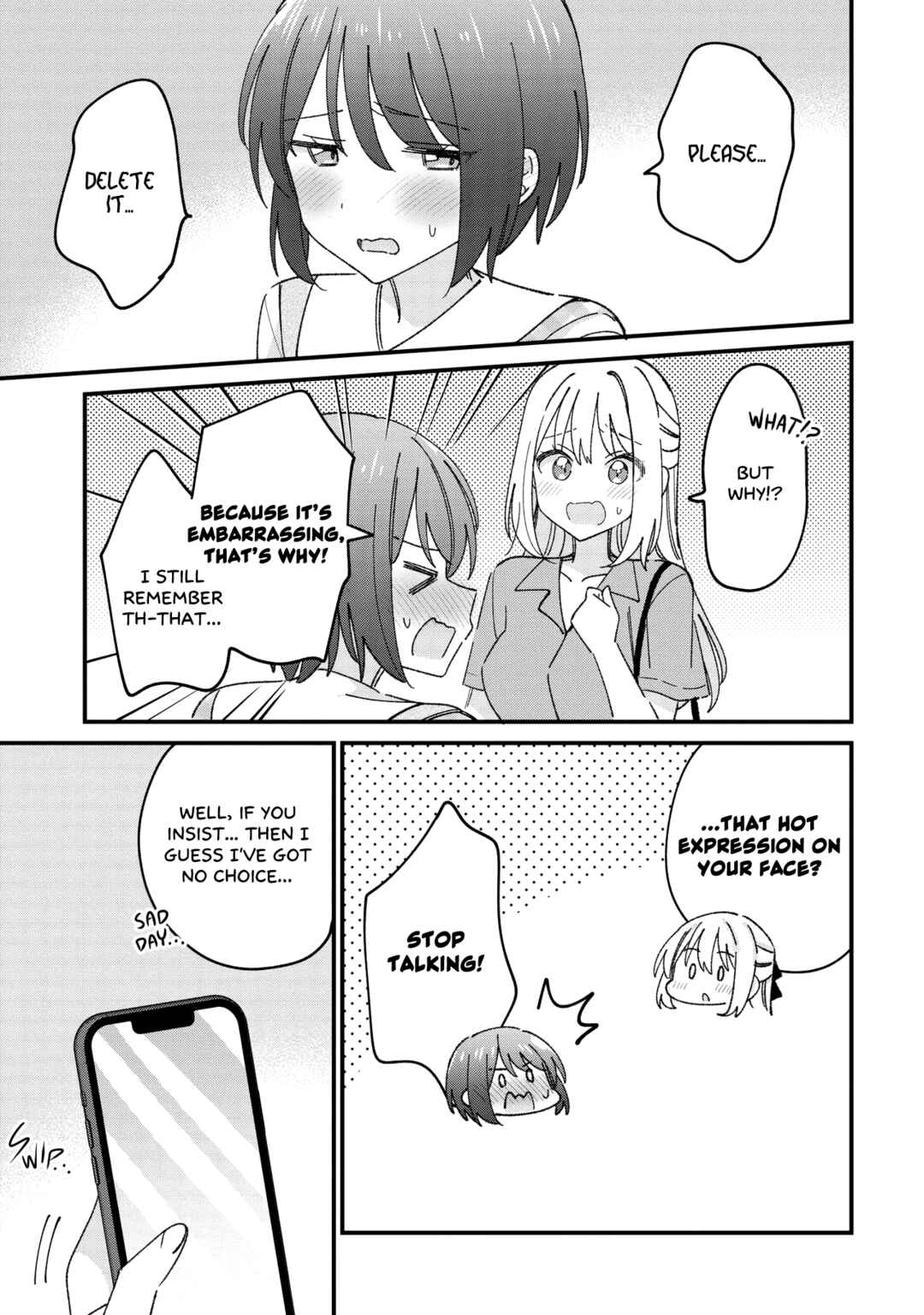 Page 11 Chapter 7.1 Kao dake yoi Classmate ga, Yatara to Guigui Kuru Yuri no Hanashi.