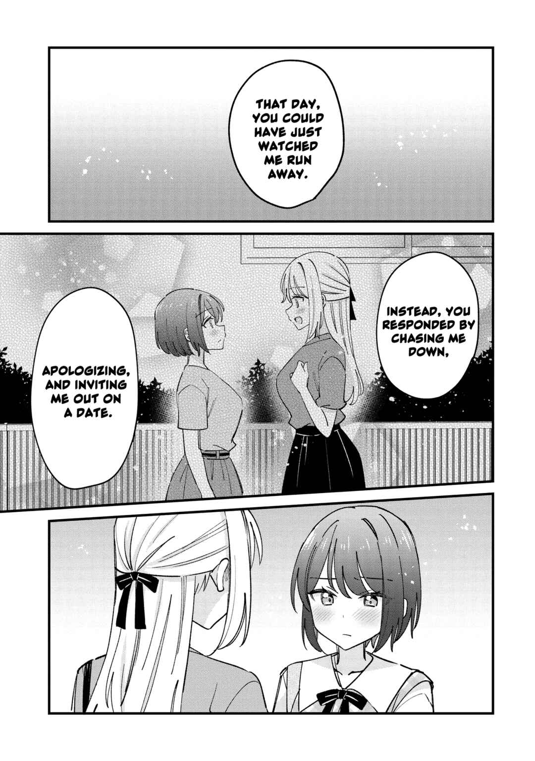 Page 19 Chapter 7.1 Kao dake yoi Classmate ga, Yatara to Guigui Kuru Yuri no Hanashi.