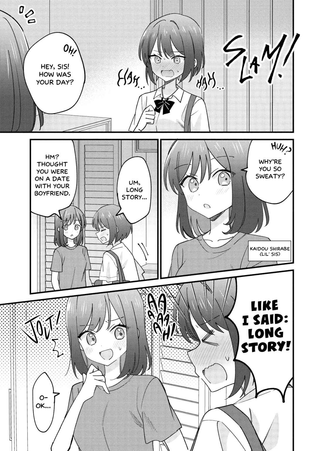Page 1 Chapter 2 Kao dake yoi Classmate ga, Yatara to Guigui Kuru Yuri no Hanashi.