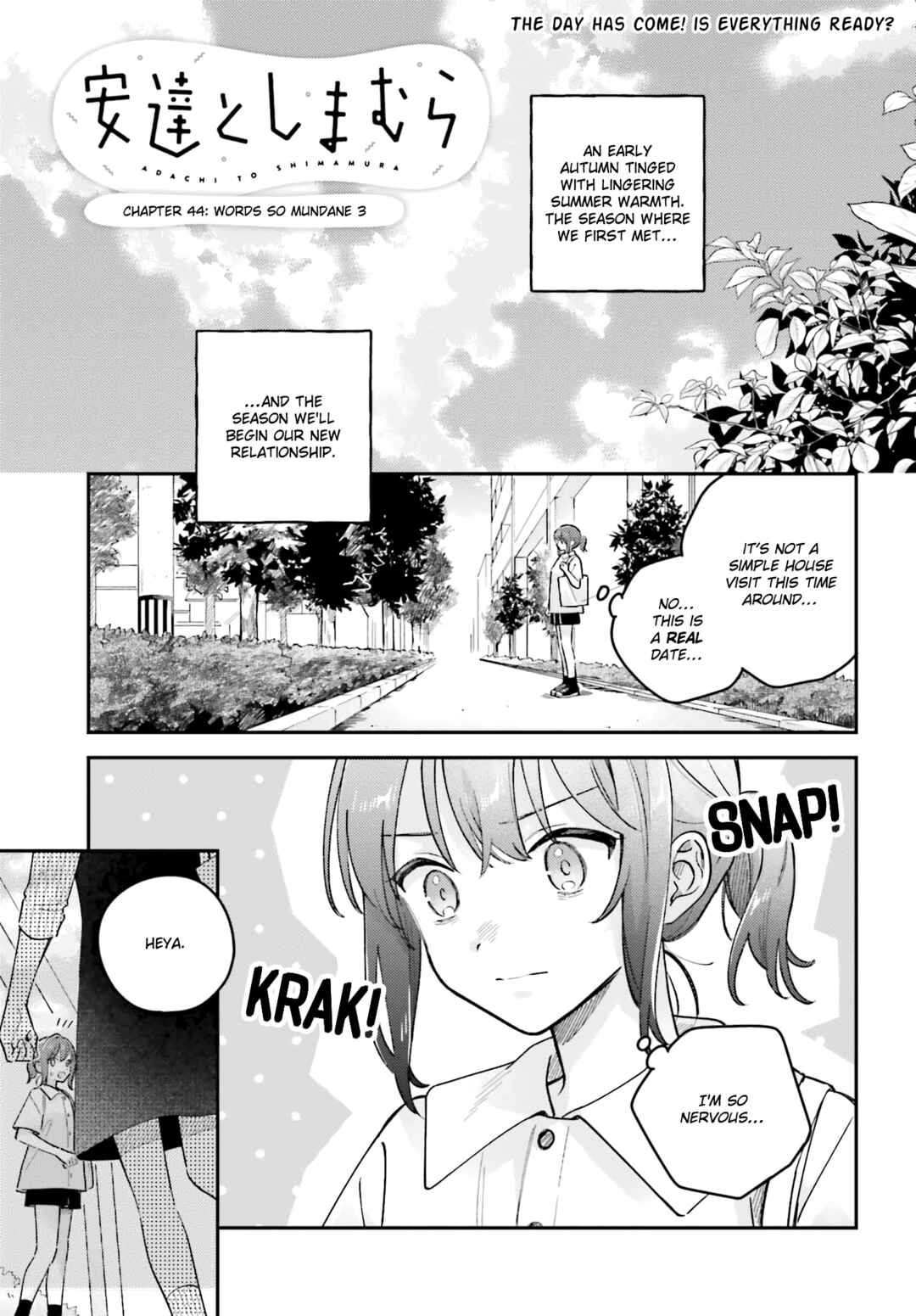 Page 1 Chapter 41.3 Adachi to Shimamura