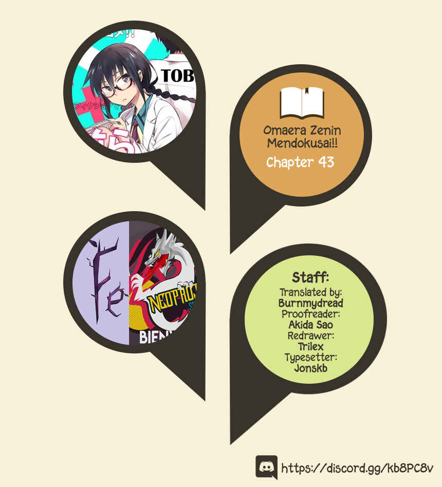 Page 1 Chapter 43 Omaera Zenin Mendokusai!