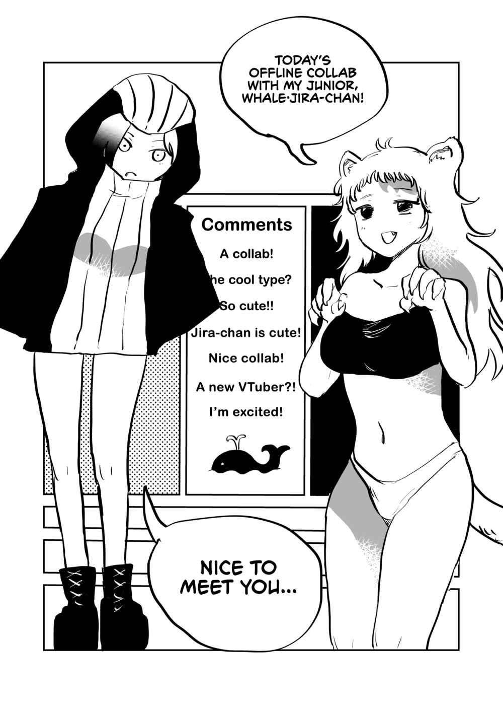 Page 1 Chapter Unknown_1c7e A Story About Two VTubers