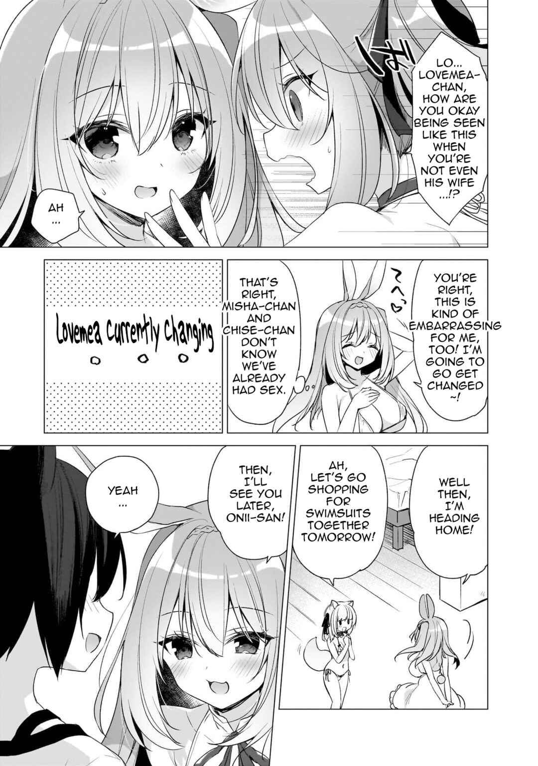 Page 3 Chapter 11.1 Boku no Risou no Isekai Seikatsu - Tensei shitara Kemomimi Musume darake no Sekai de Harem ni