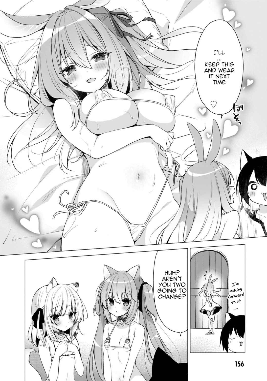 Page 4 Chapter 11.1 Boku no Risou no Isekai Seikatsu - Tensei shitara Kemomimi Musume darake no Sekai de Harem ni