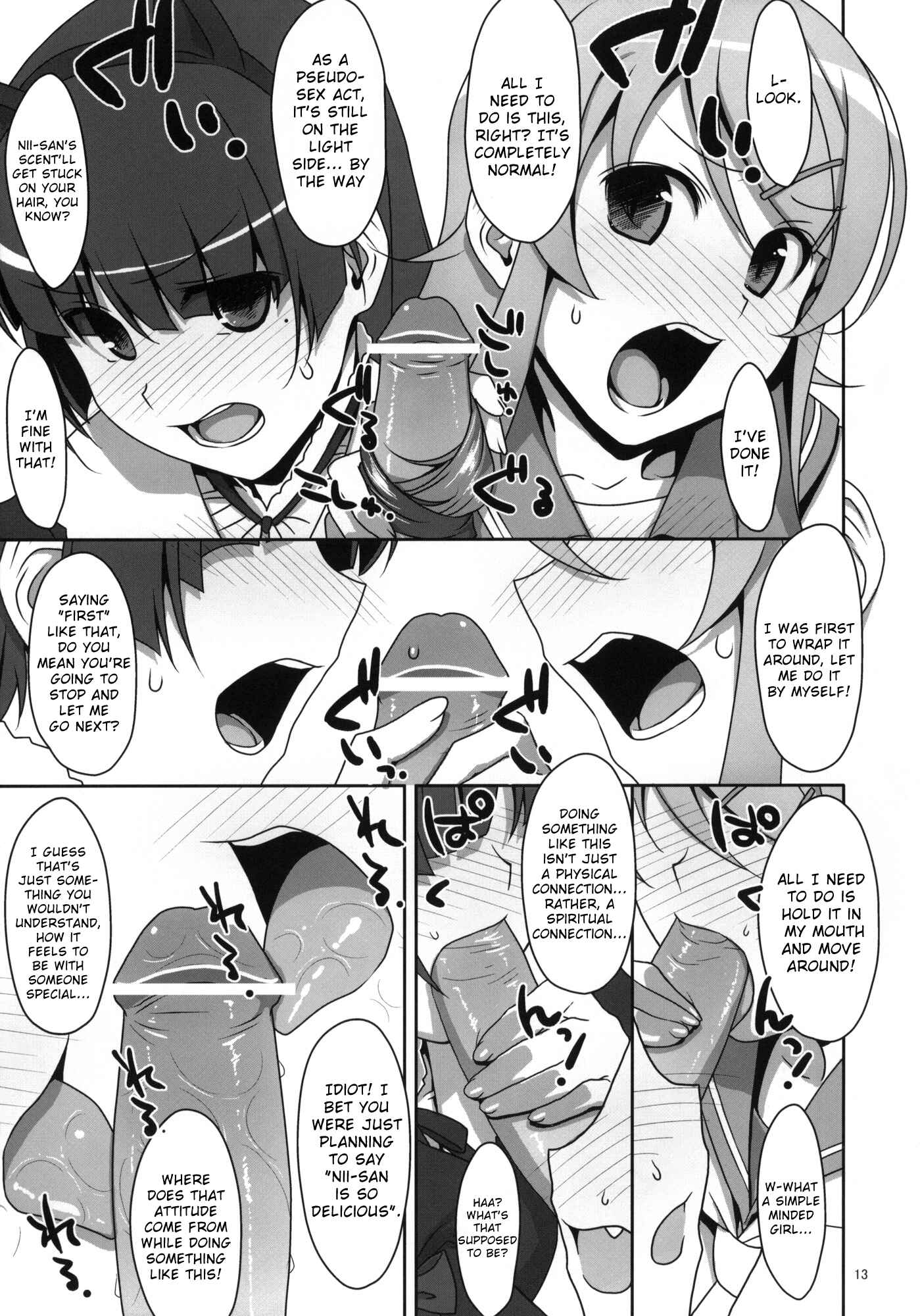 Page 12 Chapter Unknown_35f1 Ore no Imouto ga Konna ni Kawaii Wake ga Nai - Kuroneko to Imouto ni Kenka Suru Hodo Aisarete Nemurenai Hon (Doujinshi)