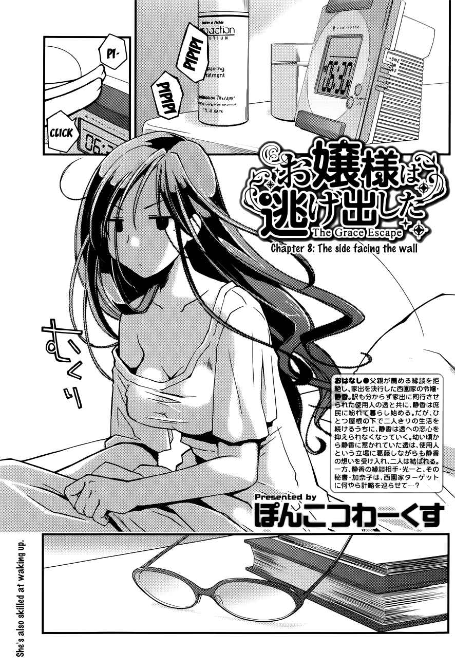 Page 1 Chapter 8 Ojousama wa Nigedashita