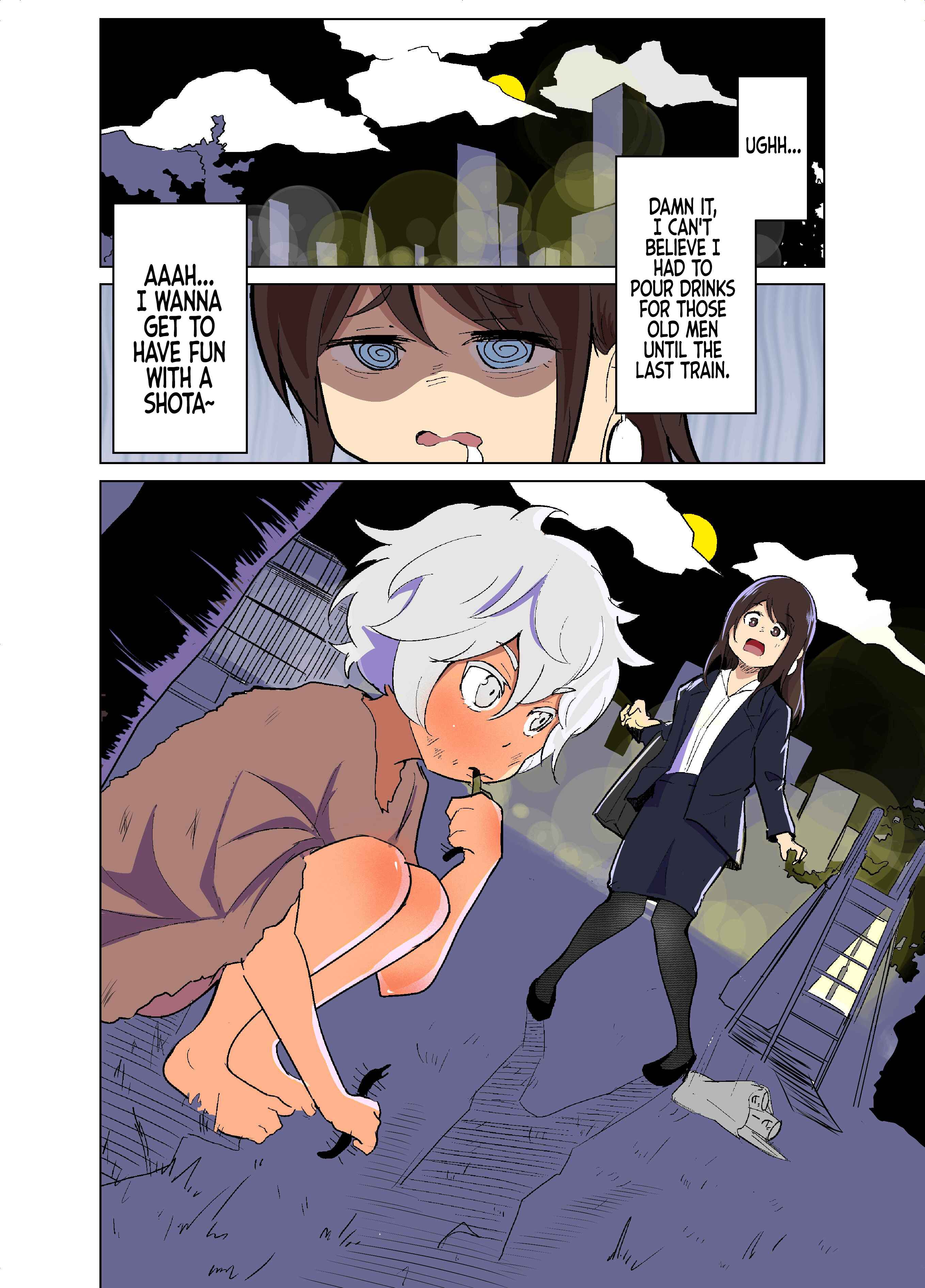 Page 1 Chapter 1 The Office-Lady Who Took in a Wild Shota