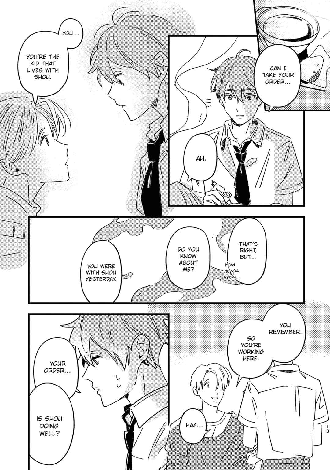 Page 13 Chapter 4 Boku ga Shiranai Kimi no Kao