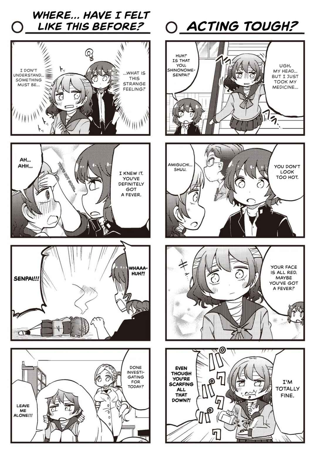 Page 8 Chapter 16 Yonkoma 13 Kihei Bouei-ken!! ~Kochira Sector X~