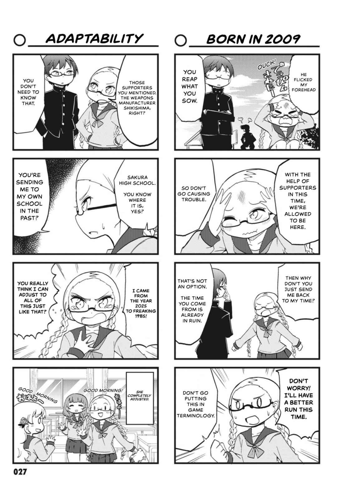 Page 3 Chapter 3 Yonkoma 13 Kihei Bouei-ken!! ~Kochira Sector X~