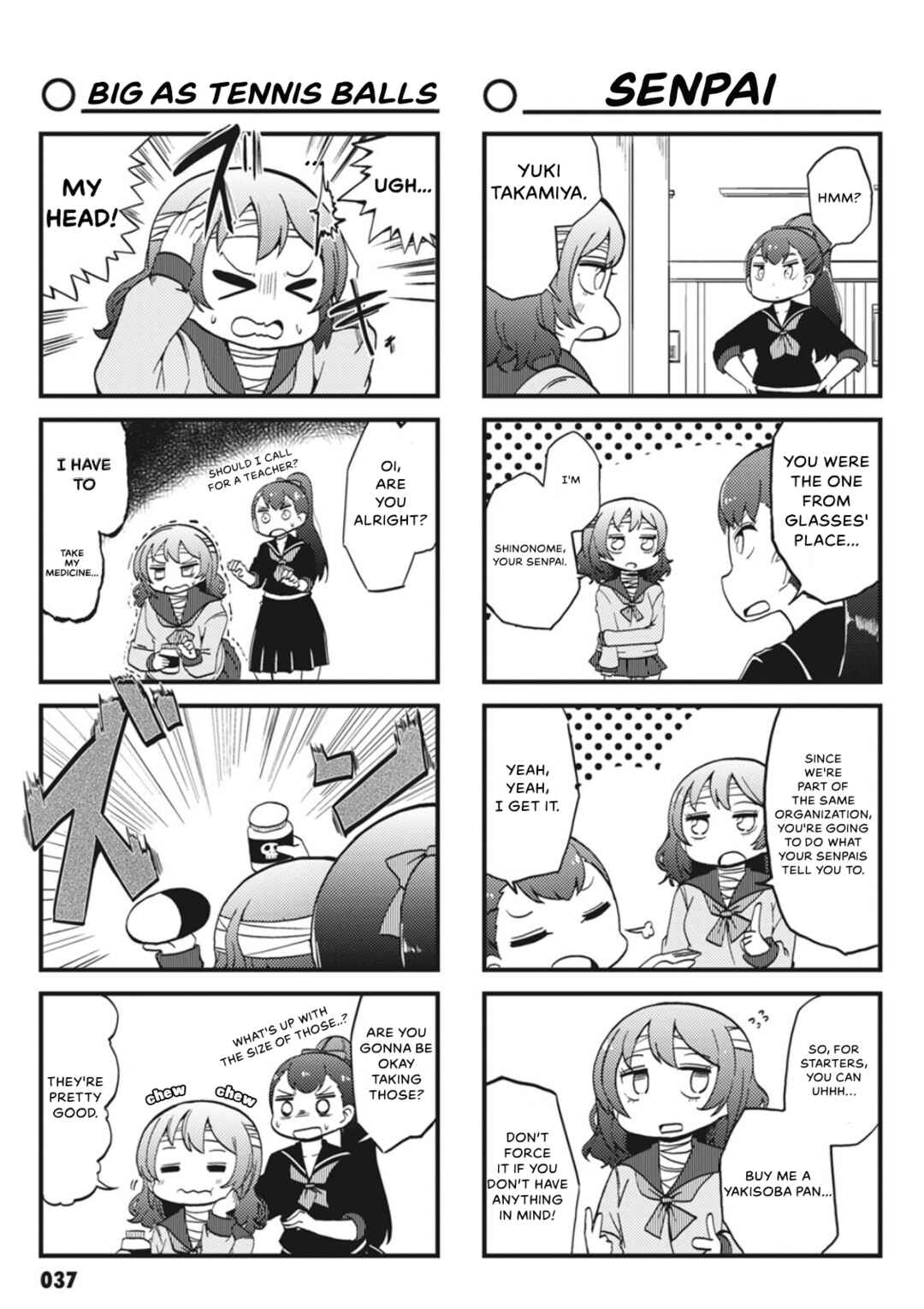 Page 3 Chapter 4 Yonkoma 13 Kihei Bouei-ken!! ~Kochira Sector X~