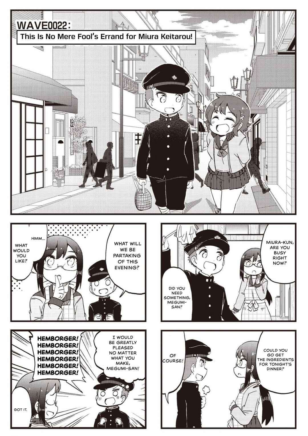 Page 1 Chapter 22 Yonkoma 13 Kihei Bouei-ken!! ~Kochira Sector X~