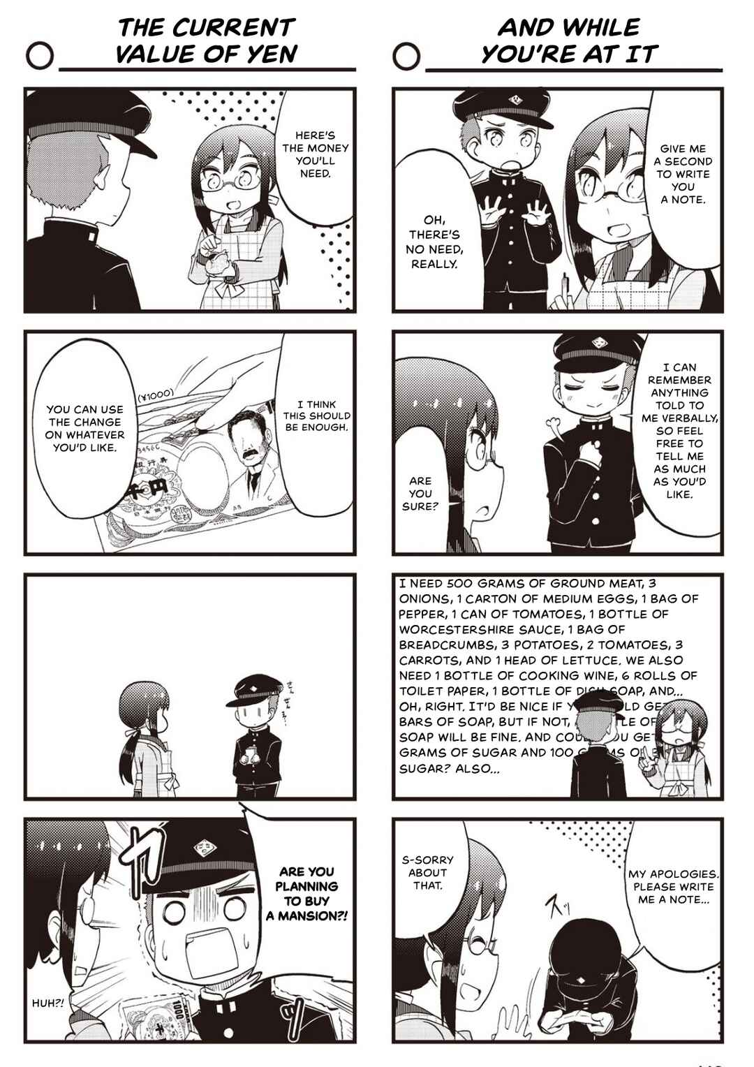 Page 2 Chapter 22 Yonkoma 13 Kihei Bouei-ken!! ~Kochira Sector X~