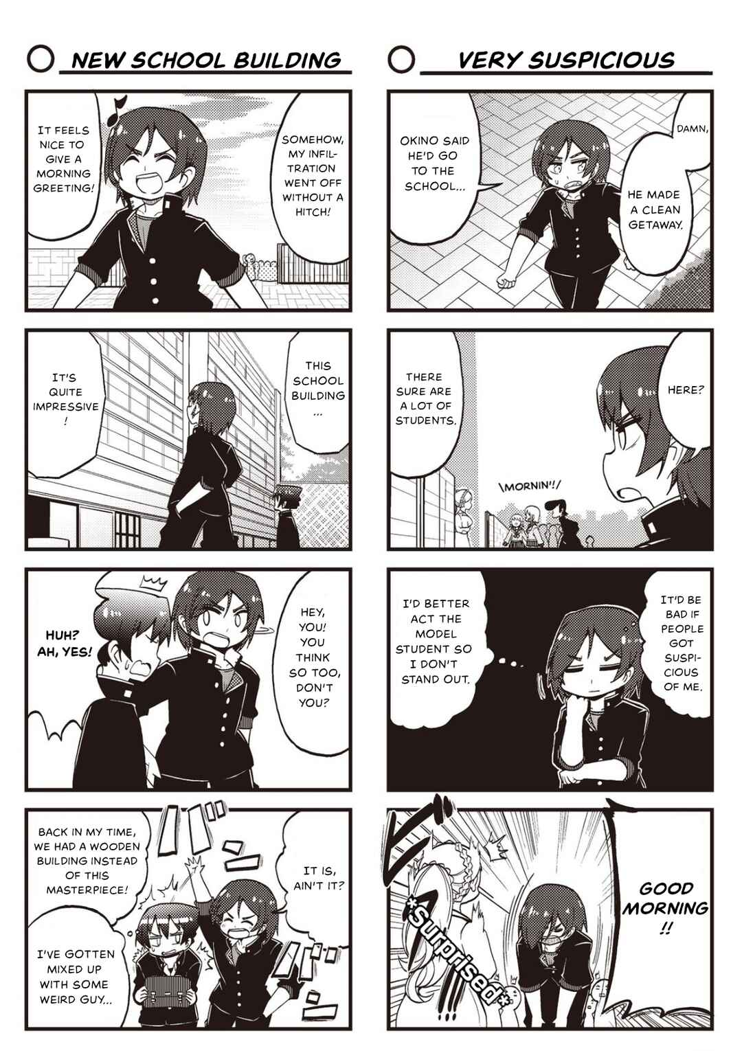 Page 2 Chapter 14 Yonkoma 13 Kihei Bouei-ken!! ~Kochira Sector X~
