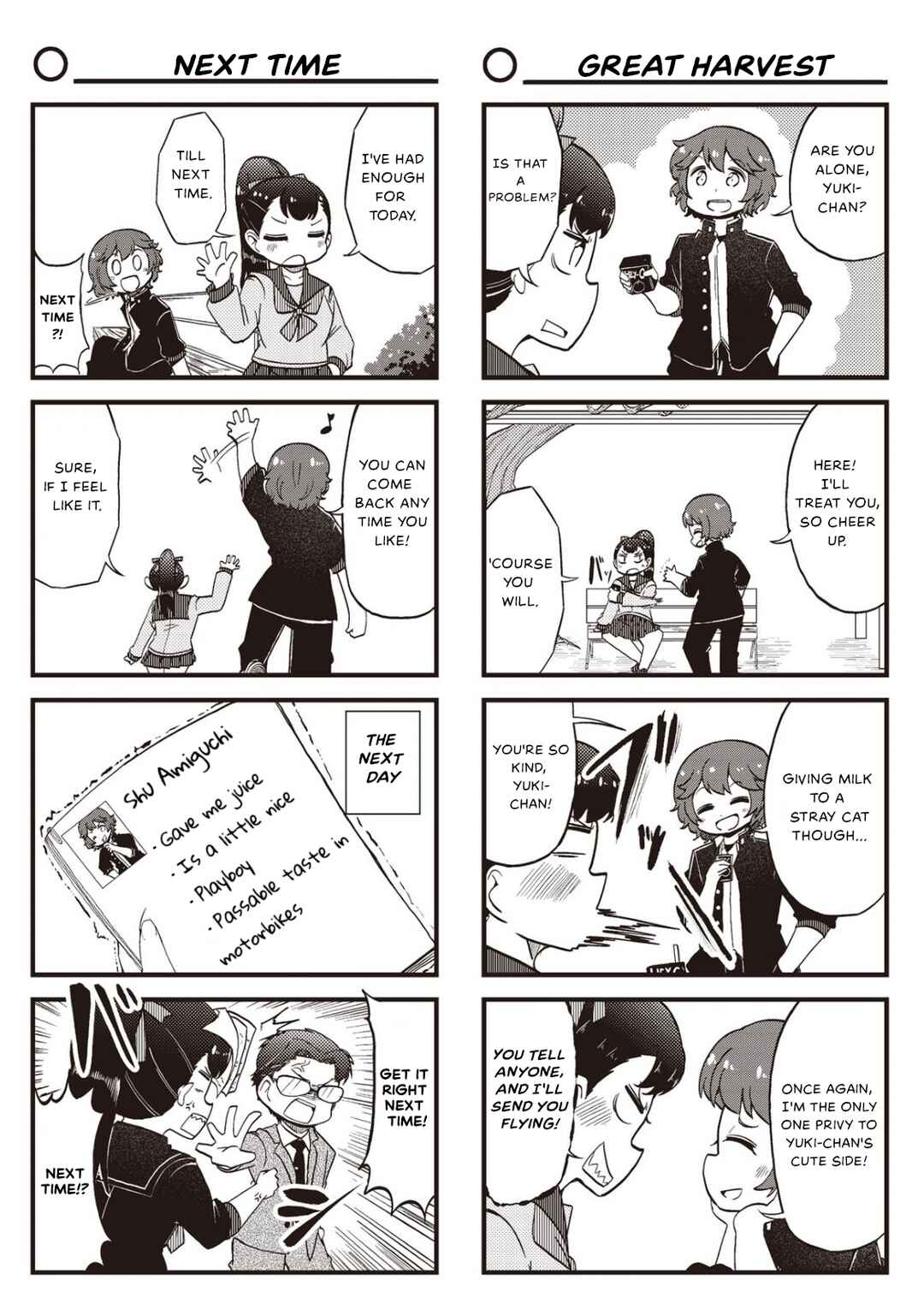 Page 8 Chapter 12 Yonkoma 13 Kihei Bouei-ken!! ~Kochira Sector X~