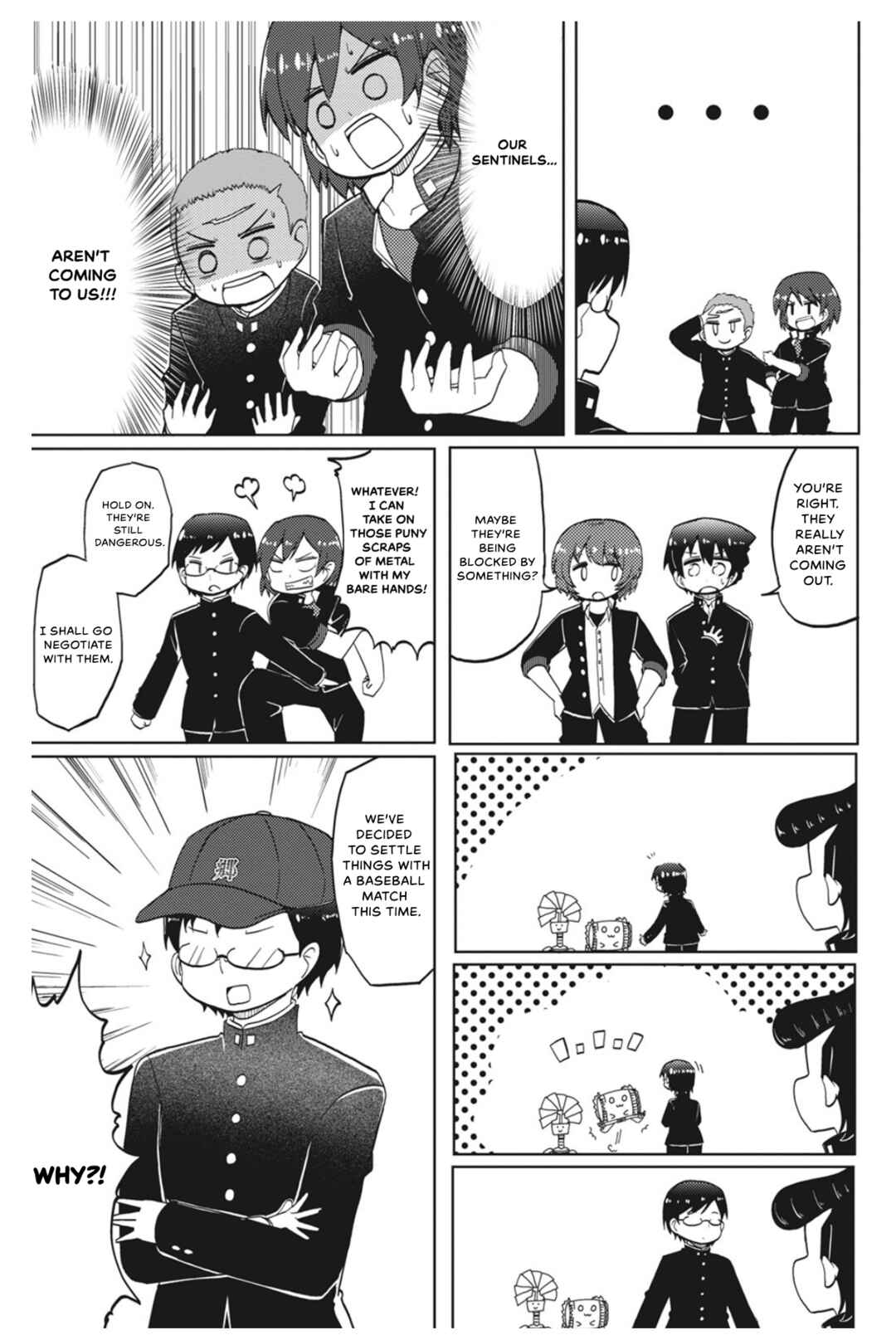 Page 3 Chapter 10.5 Yonkoma 13 Kihei Bouei-ken!! ~Kochira Sector X~