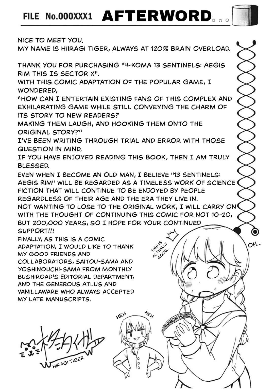 Page 9 Chapter 10.5 Yonkoma 13 Kihei Bouei-ken!! ~Kochira Sector X~