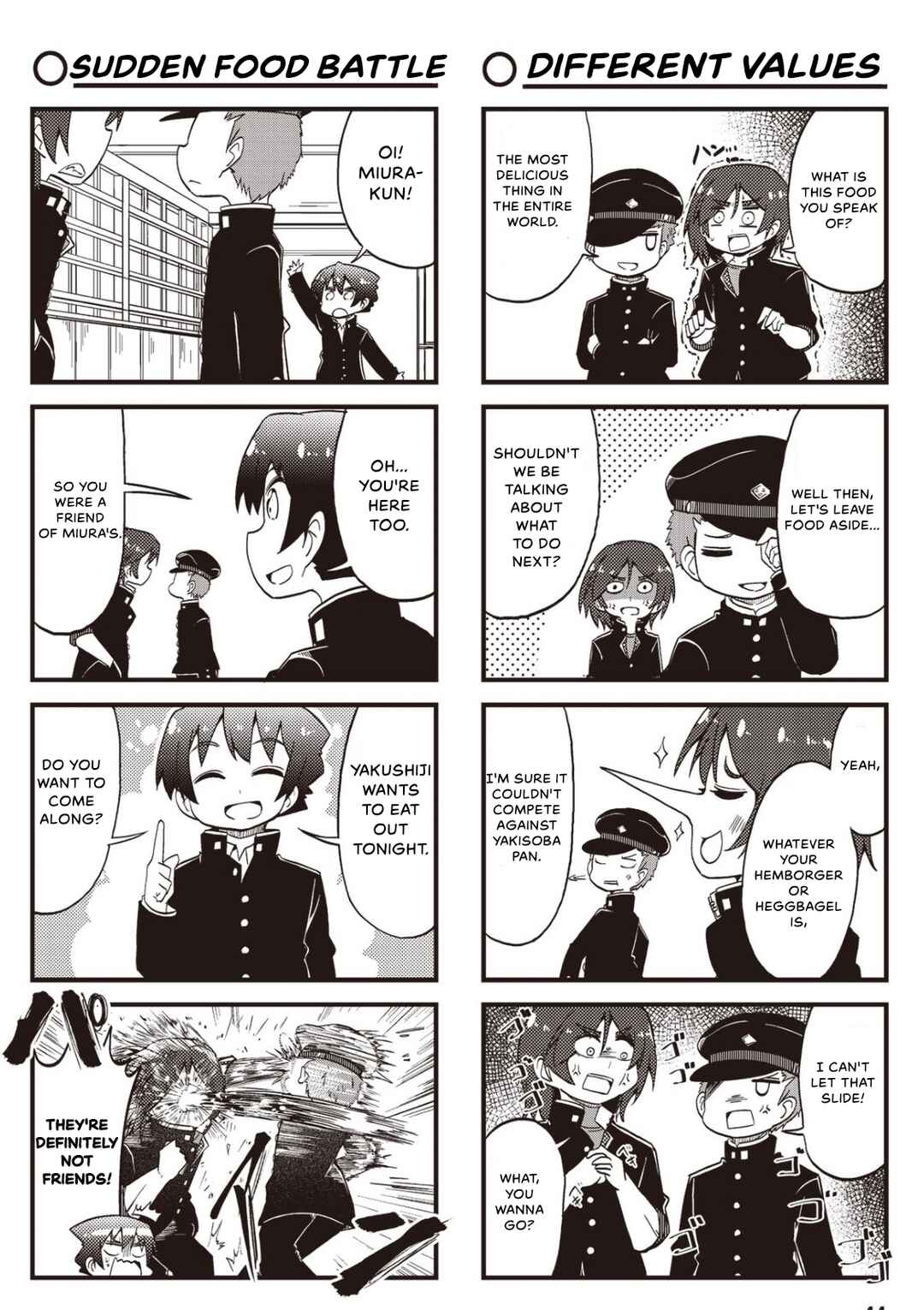 Page 4 Chapter 15 Yonkoma 13 Kihei Bouei-ken!! ~Kochira Sector X~