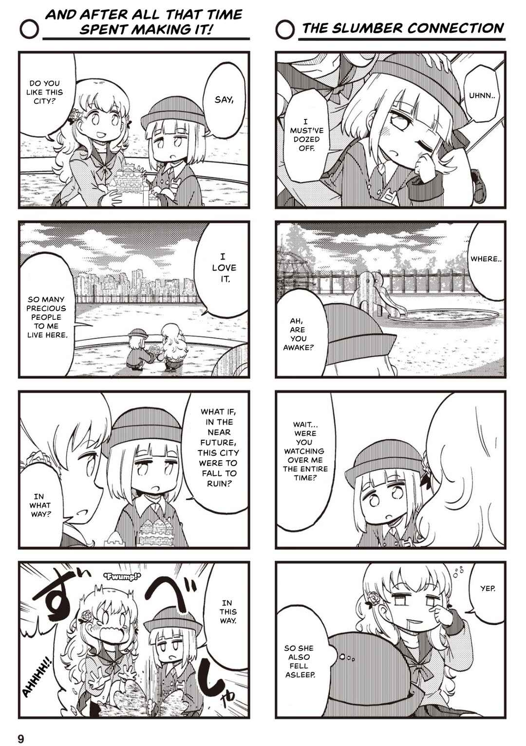 Page 9 Chapter 11 Yonkoma 13 Kihei Bouei-ken!! ~Kochira Sector X~