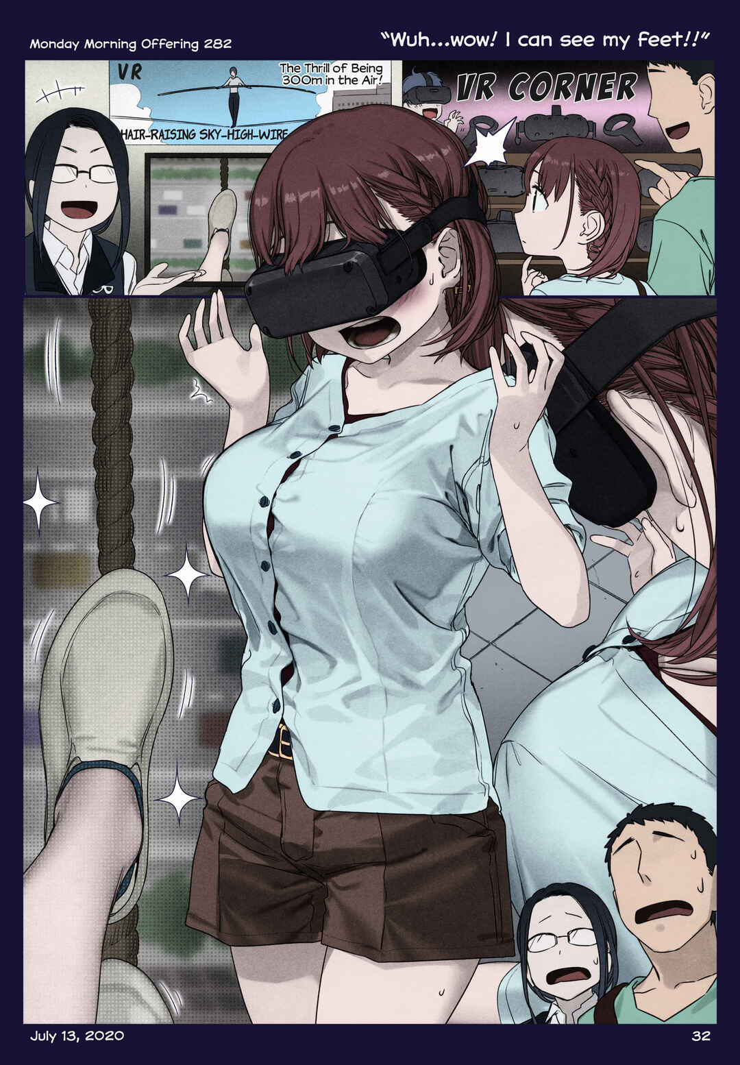 Page 32 Chapter 36 Getsuyoubi no Tawawa (Twitter Webcomic) (Fan Colored)