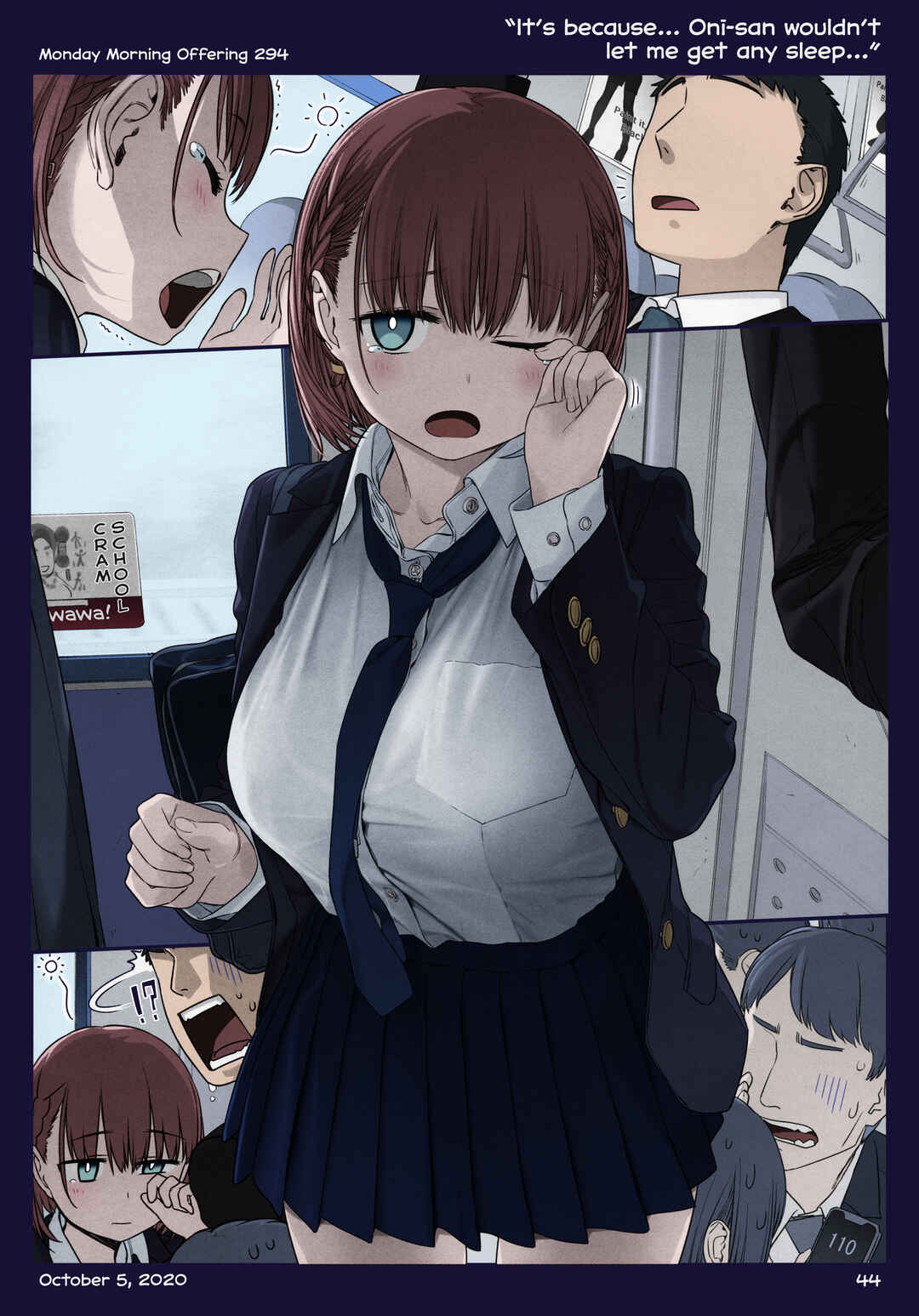 Page 44 Chapter 36 Getsuyoubi no Tawawa (Twitter Webcomic) (Fan Colored)
