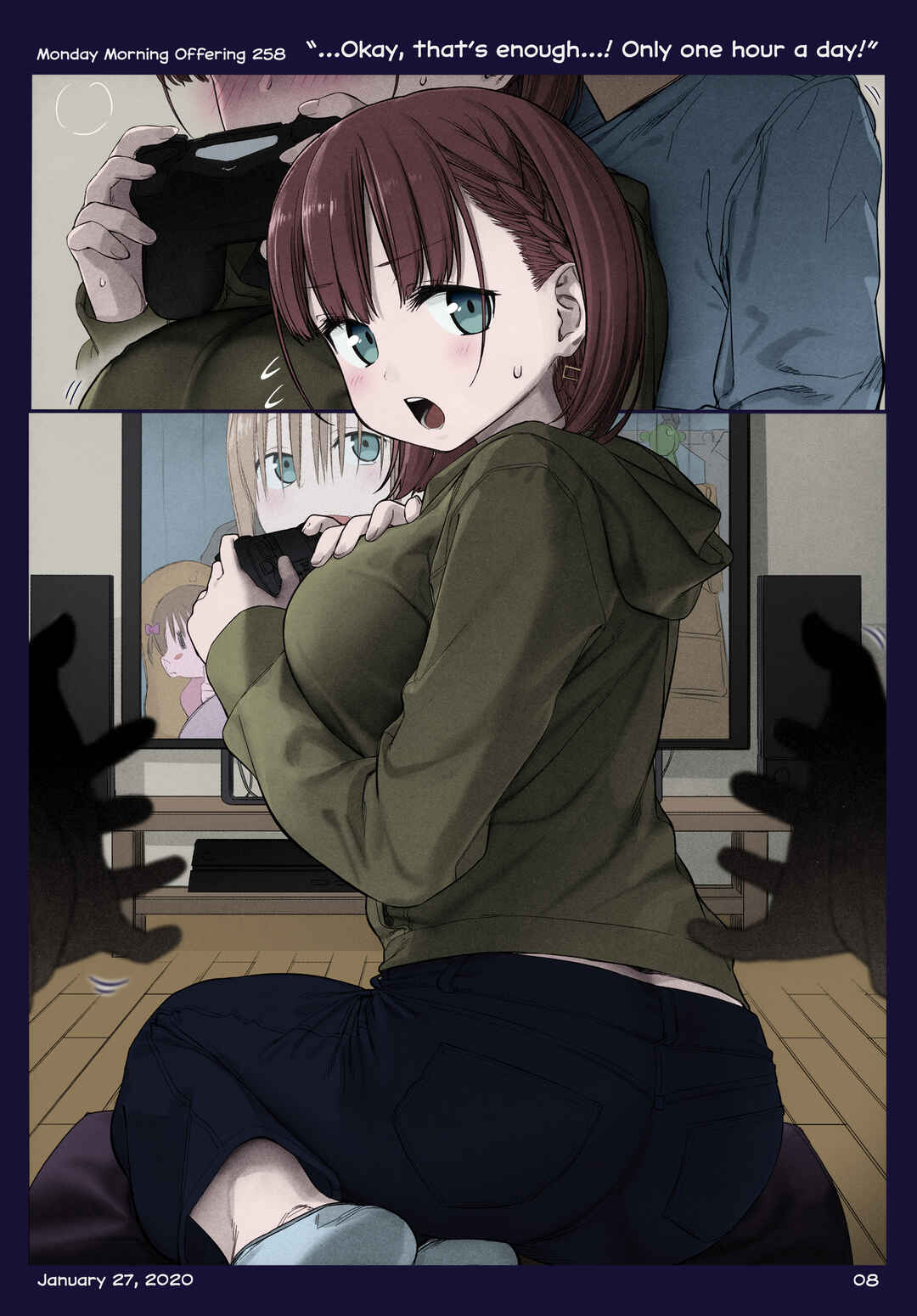 Page 8 Chapter 36 Getsuyoubi no Tawawa (Twitter Webcomic) (Fan Colored)