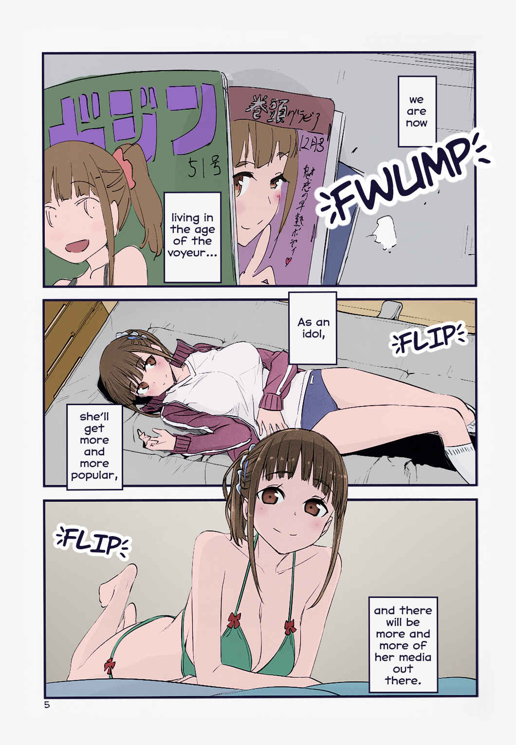 Page 5 Chapter 17 Getsuyoubi no Tawawa (Twitter Webcomic) (Fan Colored)