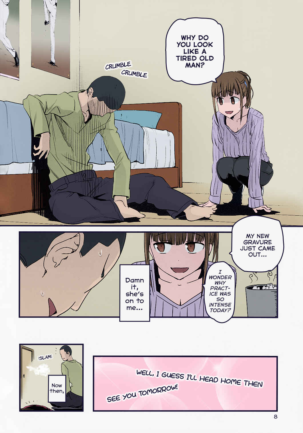Page 8 Chapter 17 Getsuyoubi no Tawawa (Twitter Webcomic) (Fan Colored)